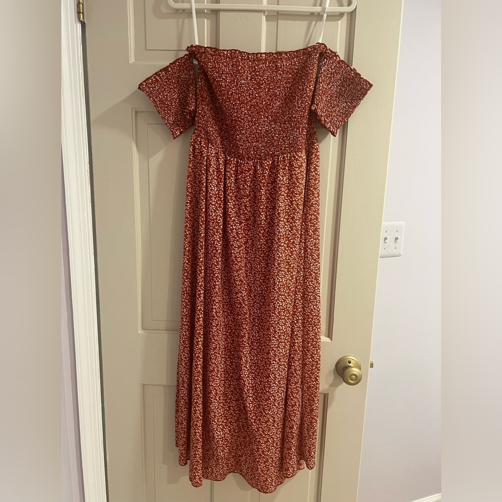 Medium Red Strapless SHEIN Dress